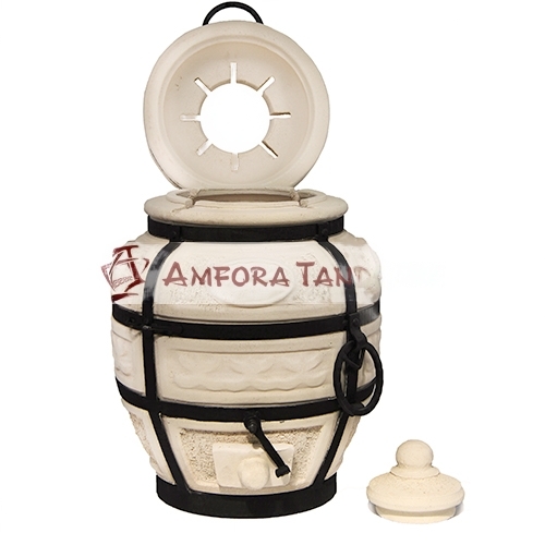 Тандыр Охотник с откидной крышкой